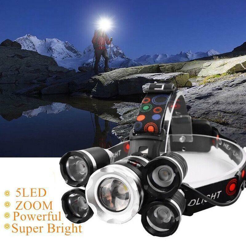 Headlamps 3 LED Rechargeable 8